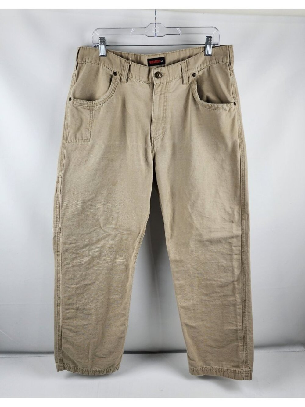 Wolverine Pants Mens 36x29 Tan Beige Cargo Chino Straight Leg Pants